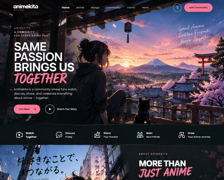 Website Komunitas & Hobi