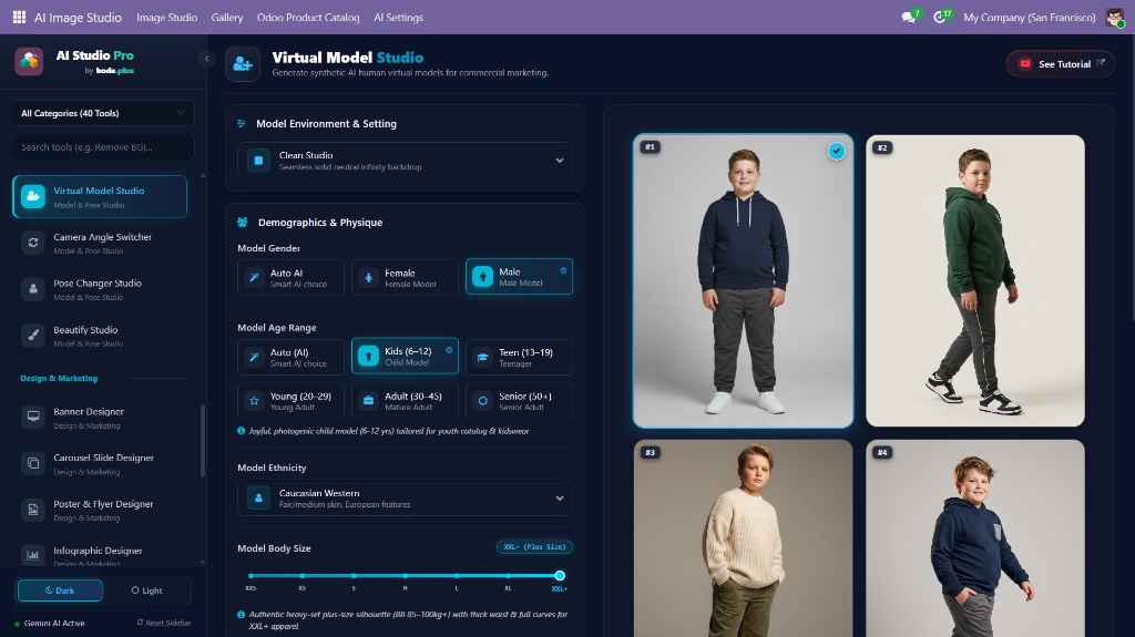 Casting Model Busana Virtual AI